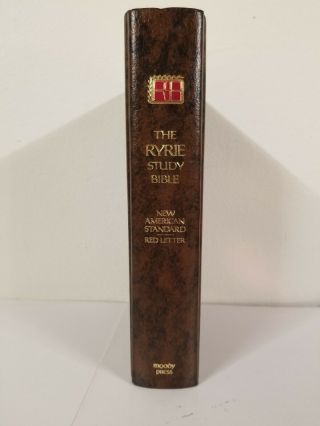 The Ryrie Study Bible by Charles Caldwell Ryrie,  Th.  D. ,  Ph.  D.  1978 Hardcover 2