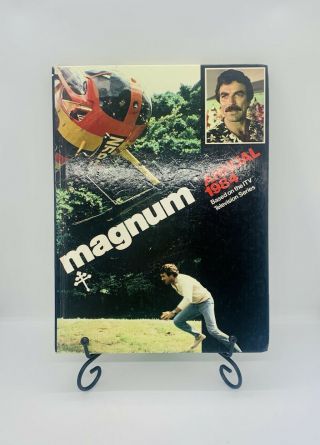 Vintage Official ‘magnum P I Annual 1984’ Retro 1980s Tv Tom Selleck Unclipped