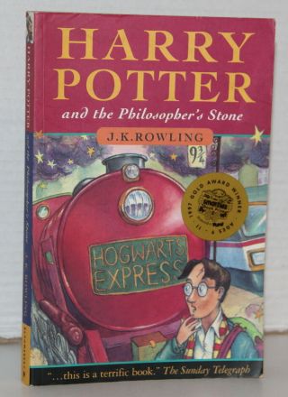 Harry Potter Philosopher’s Stone Bloomsbury First Edition (1/29) Young Wizard
