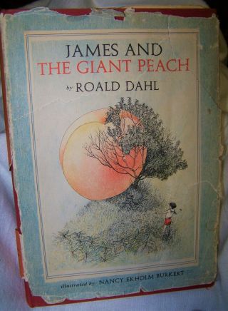 James And The Giant Peach First Edition 1961 Roald Dahl Hb With Dust Jacket