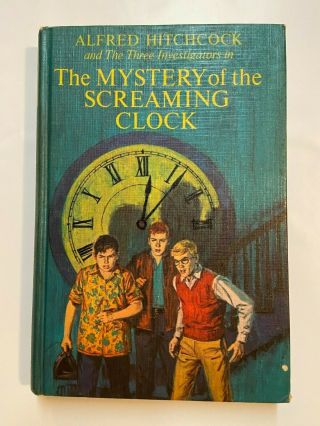 Alfred Hitchcock Three Investigators 9 Mystery Of The Screaming Clock - 1st Hc
