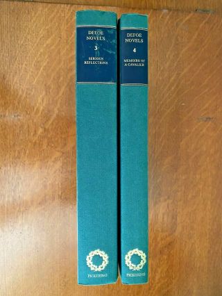 Daniel Defoe Novels: Serious Reflections & Memoirs Of A Cavalier (vols.  3 & 4)