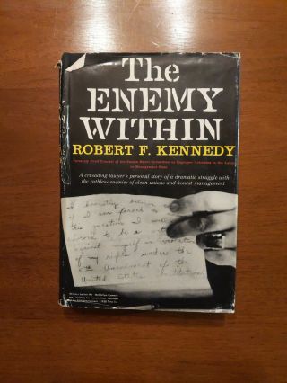 The Enemy Within By Robert F.  Kennedy - 1960 First Edition