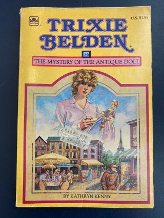 Trixie Belden Paperback 36 The Mystery Of The Antique Doll - Square Cover