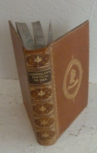 Vintage Book 1912 The Poetical Of Longfellow H/b Fine Binding Poetry