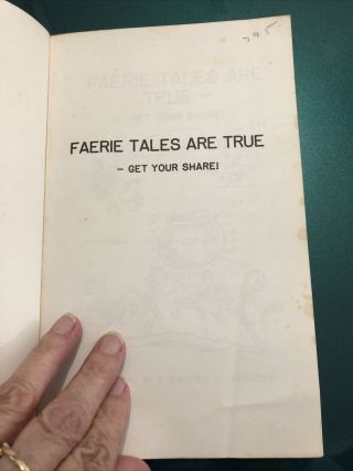 0941698122 Faerie Tales Are True Get Your Share By Al G.  & Rachel L.  Manning 3