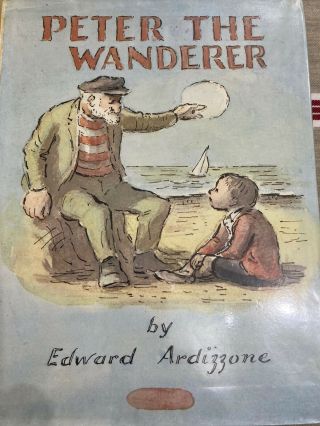 Hardcover 1970 Peter The Wanderer By Edward Ardizzone Children Book Vintage