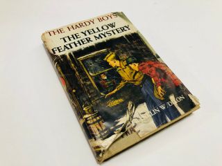 Hardy Boys The Yellow Feather Mystery Franklin Dixon,  1953 Hc W/ Dj 1st Printing