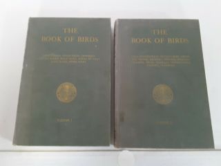 The Book Of Birds National Geographic G.  Grosvenor & A.  Wetmore 2 Vol Set 1939