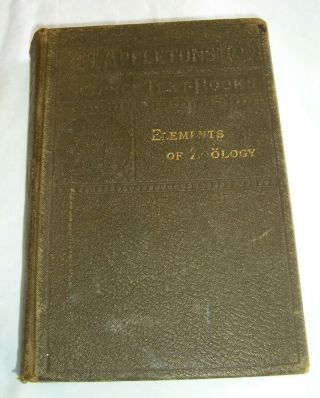 Elements Of Zoology By C.  F.  Holder & J.  B Holder M.  D.  Hardback 1888