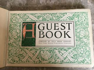Adirondack Hotel Guest Book Circa 1918 - 1935 Many Signatures
