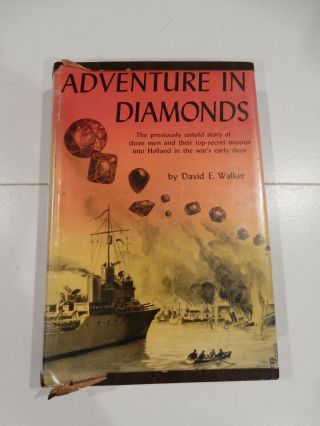 Adventure In Diamonds By David Walker Hb 1955