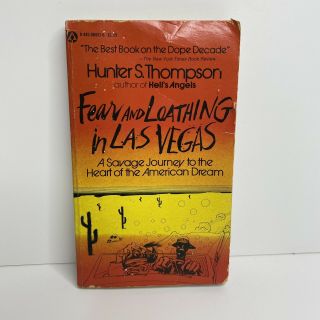 Zoiks Scoob Hunter Thompson,  Fear & Loathing In Las Vegas 1st Edition.  Ruh - Roh