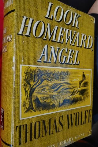 LOOK HOMEWARD ANGEL by Thomas Wolfe 1957 Modern Library Giant Edition HB 3