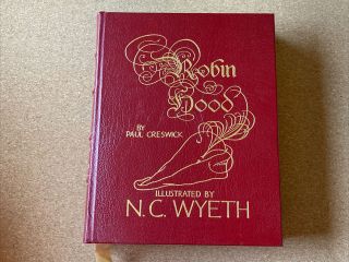 Easton Press Robin Hood By Paul Crestwick Illustrated By Nc Wyeth Read Desc