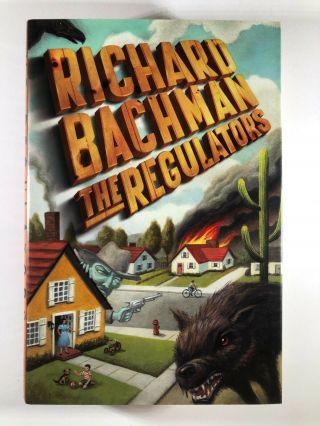 The Regulators Stephen King Richard Bachman First 1st Trade Edition Hardcover