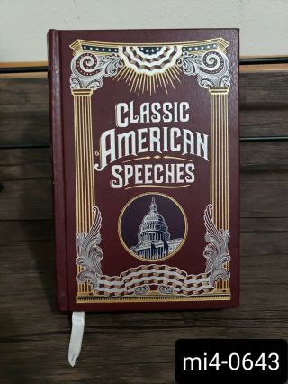 Barnes & Noble Leather Bound Classic American Speeches