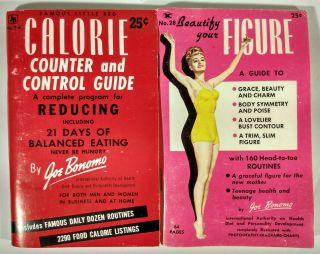 Joe Bonomo Beautify Your Figure Calorie Counter Control Guide Vintage Booklets