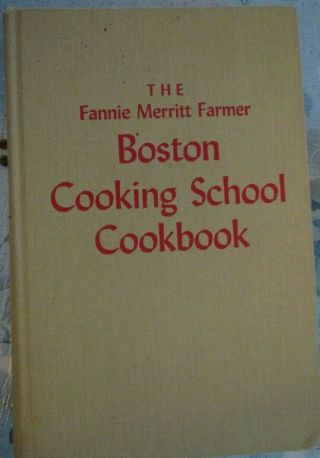 Vintage Fannie Farmer Boston Cooking School Cookbook