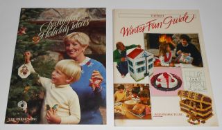 Vintage 1980 Avon Holiday Christmas Ideas Winter Fun Guide Fashion Crafts Kids