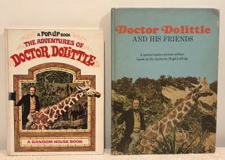 (2 Books) The Adventures Of Doctor Dolittle Pop - Up,  Dd And His Friends Hc