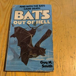 1978 Guy N Smith Bats Out Of Hell Deadly Virus Paperback Horror
