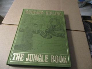 Folio Society 1992 : The Jungle Book By Rudyard Kipling Dustcover R463 Px
