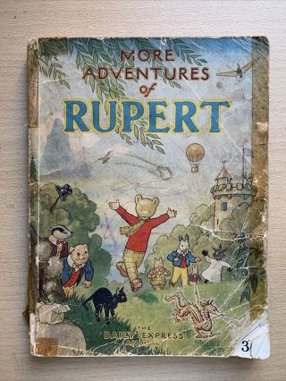More Adventures Of Rupert - Softback Annual 1947 Rare
