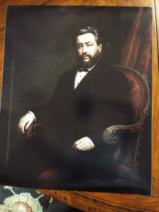 Charles H Spurgeon - Prince Of Preachers - Chair Portrait.  Print - On Heavy Print