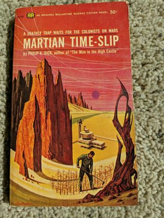 Martian Time - Slip By Philip K Dick Paperback 1st Edition 1964 Vg Unread