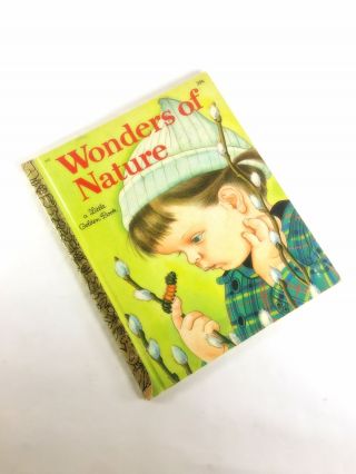 1957 Eloise Wilkin Wonders Of Nature Vintage Little Golden Book By Jane Werner W