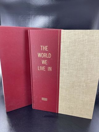 A Life Book - The World We Live In - 1955 Coffee Table Book Unread