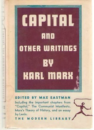 Capital And Other Writings By Karl Marx Modern Library 202.  1