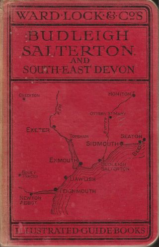 Ward Lock Red Guide - Budleigh Salterton & S.  E.  Devon - 1937/38 - 10th Edition