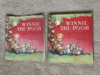Vintage Winnie The Pooh Book By A.  A.  Milne Pictures By Helen Page 1946