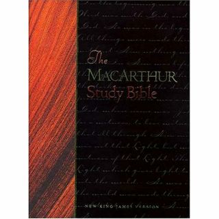 The Macarthur Study Bible (black Bonded Leather) Macarthur,  John