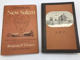 1954 EDITION OF LINCOLNS SALEM BY BENJAMIN P.  THOMAS With Dust Jacket 3