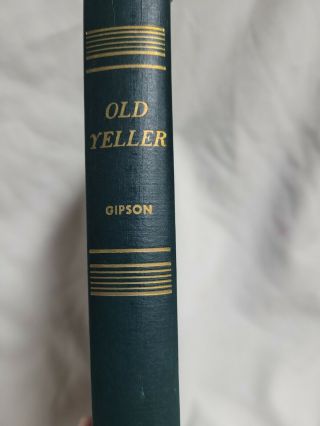 Old Yeller Fred Gipson 1956 Harper & Brothers Hard Cover No Dust Jacket Good con 2