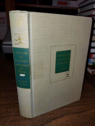 Varieties Of Religious Experience William James 1929 Modern Library