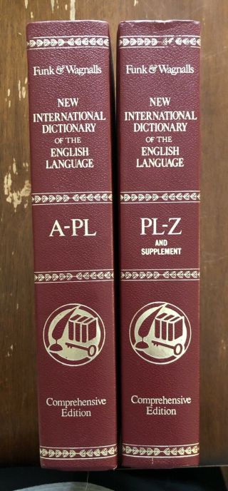1995 Funk & Wagnalls International Dictionary of the English Language 2 Vol 2