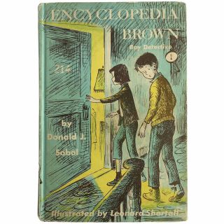 Encyclopedia Brown Boy Detective Book 1 By Donald J Sobol Vintage Hardcover 1963