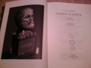 Greek Science G.  E.  R.  Lloyd The Folio Society
