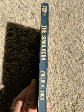 Philip K.  Dick - The Simulacra - Ace Mass Market First Edition 1964 3