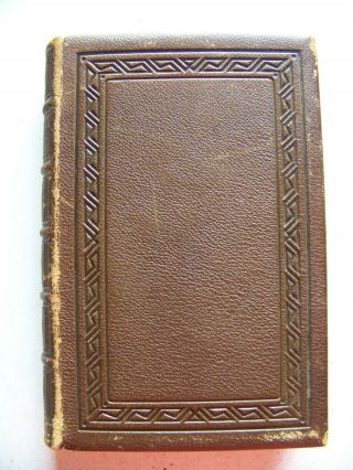 1878 Edition THE POETICAL OF OWEN MEREDITH (ROBERT,  LORD LYTTON) Leather 2