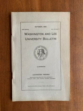 Charles Francis Adams 1907 Speech R.  E.  For Lee Centennial 1916 W & L Bulletin