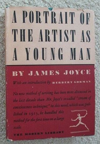 Portrait Of The Artist As A Young Man By James Joyce,  Modern Library,  Hb/dj,  Vg