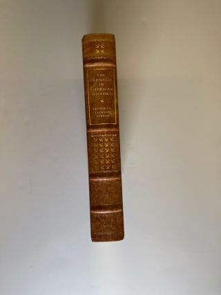 1977 The Frontier In American History Limited Edition Franklin Library Leather