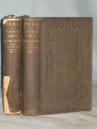 1856 Book Dred A Tale Of The Great Dismal Swamp In 2 Vol.  By Phillips Sampson