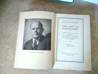 The Cost Of Discipleship By Dietrich Bonhoeffer,  1st Printing,  1949 Shippin