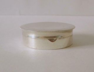 A Vintage Sterling Silver Snuff Box A/f Birmingham 1923 24 Grams